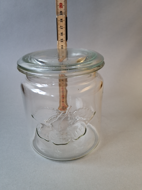 Kastrup sylteglas med låg, 1 liter